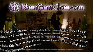New Year's eve: shibari with submissive girlfriend!