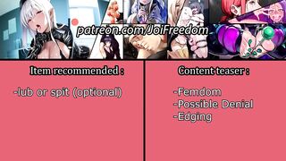 [Hentai JOI] ✨Lucy & Rebecca use you✨ : [Possible Denial, Femdom]