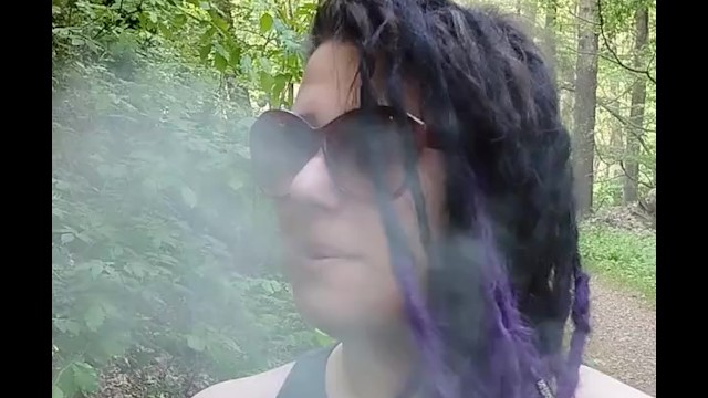 Delia Morningstar 420 POV Smoking Trailer