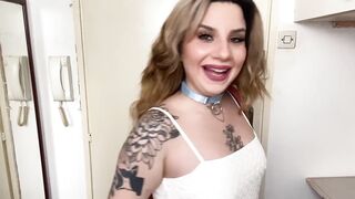 Smoking sex Tattoo girl