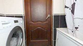 Lustful friend wife's seduced and sucked my dick in the toilet while my wife was busy in kitchen
