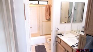 Stepson is addicted to porn and Stepmom uses her body to get him interested in real sex