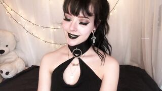Petite goth girl fucks huge bad dragon dildo onlyfans feyafern