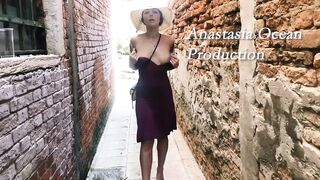 Without panties in shoe store. Flashing pussy in public.