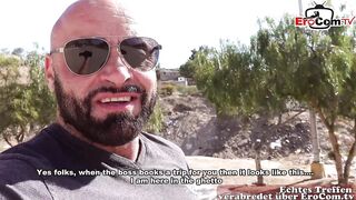 REAL PROSTITUTE DATE - German tourist pick up Latina Milf in Holiday for Sexdate POV Story