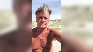 UltimateSlut Christophe PUBLIC MASTURBATION AT THE BEACH
