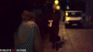 DEVIANTE - Sexy Brunette Confesses her Love for Rough Sex to a Preacher