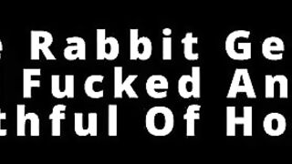 Bunnie Rabbit Gets Throat Fucked and Takes a Mouthful of Hot Cum!