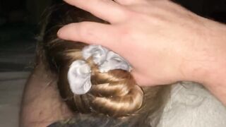 Gagging a submissive teen and using her dirty mouth