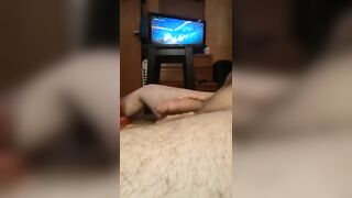 She just loves my dick in her face. She plays with it, gags on it and strokes it while sucking it.