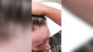 cumslut loves messy head