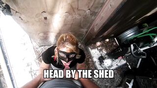 Giving Head By The Shed
