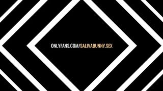 "Cock polishing" | Deepthroat, gagging, and dick licking is the way to men's heart | Saliva Bunny