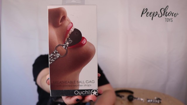 Toy Review - Breathable Ball Gag - Love Street Art Fashion by Shots
