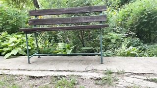 MILF Mom Unforgettable Outdoor Piss Fountain Lets Stepson Take Her Dirty Padded Panties