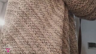 nippleringlover pissing & flashing pierced tits in aiplane toilet - huge stretched nipple piercings