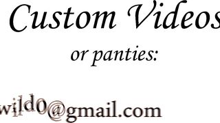???? Masturbation Then Peeing In My Lingerie ???? - (Custom Video)