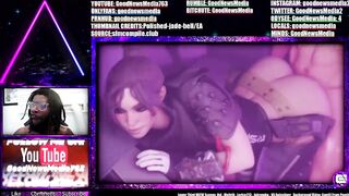 WRAITHS JUICY FAT ASS IS BEING FUCKED FROM BEHIND BY A HARD GAMER THAT SHOOTS STRINGS OF CUM