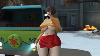 Slutty Velma - Fucking her huge ASS