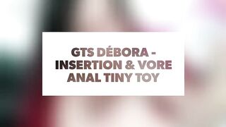 Giantess Debora anal vore -tiny dildo