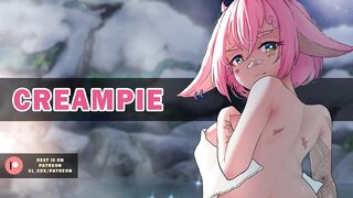 ASMR Creampie in the Hot Springs
