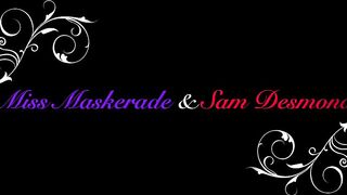 Trailer Heavy Rubber Mask, Solo Pleasure By Miss Maskerade In Latex Corset Gagged Playing With Dildo