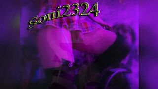 Femboy Cums to Caress A Hard Cock And Enjoys In A Red Collar ( sissy slut )