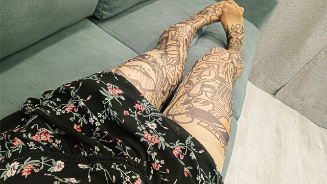 Slender Legs Of A Beautiful FEMBOY
