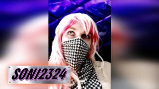 cute trap femboy orgasms hands free from caressing powerful vibrator ( sissy training )