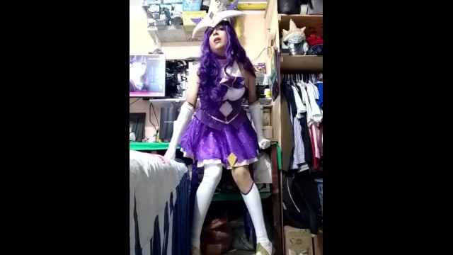 cosplay syndra crossdresser fuck