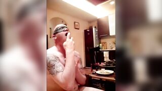 Sequel of CRAZY BDSM - EXTREME DEEP FEET GAGGING with LUBRICATION and SLOPPY BLOWJOB with PISSING