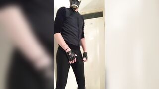 Gas Mask / Cock Cage / Fleshlight / Cumshot ** All in One Video **
