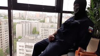 RUSSIAN SOLDIER fucks my THROAT very HARD with his BIG FAT DICK and FEET