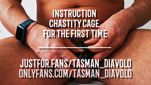 HOW TO PUT ON A CHASTITY CAGE THE EASY WAY