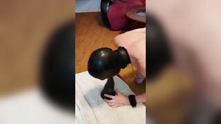 Deep throat training and anal training for the slave
