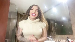 Shemale Hot Cum Big Moster Cock GLOVE FETISH