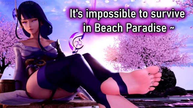 [Hentai JOI TEASER] Beach Paradise [Multiple Endings, light CBT, possible Cuckhold, Futa]