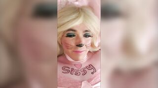 SISSY FAG SELF FACIAL
