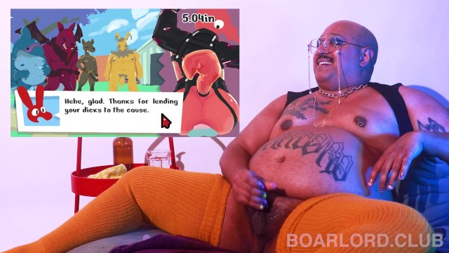 Fat Enby BOARLORD Gapes in Porn Game Help! I Need to Stretch Out For Valentine's Day