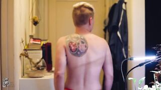 Sniffing, Stuffing, & Cumming With My Trans Roommate's Panties - extended teaser