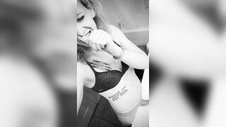 Sexy Trans girl jerks off quietly so roommates won't find out