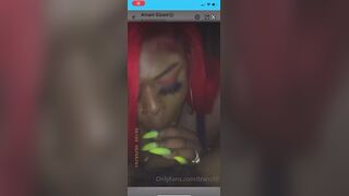 RED HEAD TRANS SLURPING ON BBC Onlyfans: TRANSFIJI