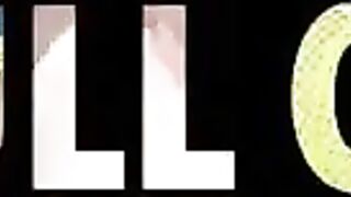 Fetish sissy femboy in sexy outfit tries on different shoes and masturbates