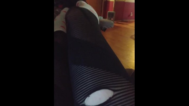 Ripped tights whore