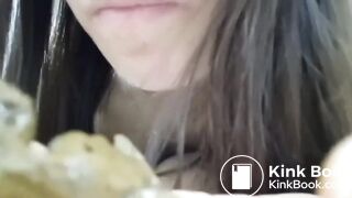 Digging for shit & eating