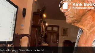 This White Cocksucker Eats Black Man's Shit