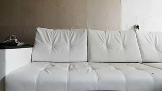Hot Woman Pissing Off Couch