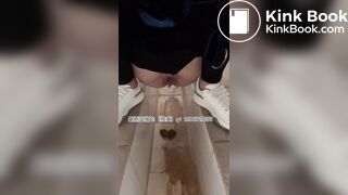 Beautiful women pooping in the toilet 28