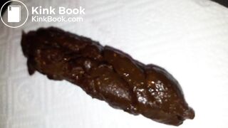 Un bon gros caca, je joue avec mon zizi et j'éjacule dessus, fartgasm clips bonus