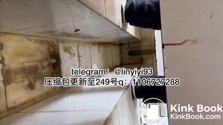 The girl excreted profusely in the toilet 52